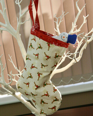 Small Hanging Christmas Stocking