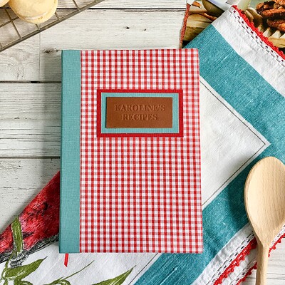 Personalised Recipe Journal with baking
