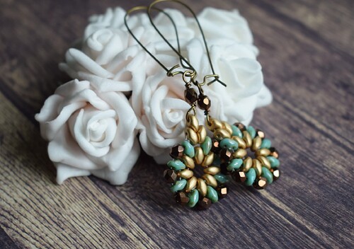 brown green gold