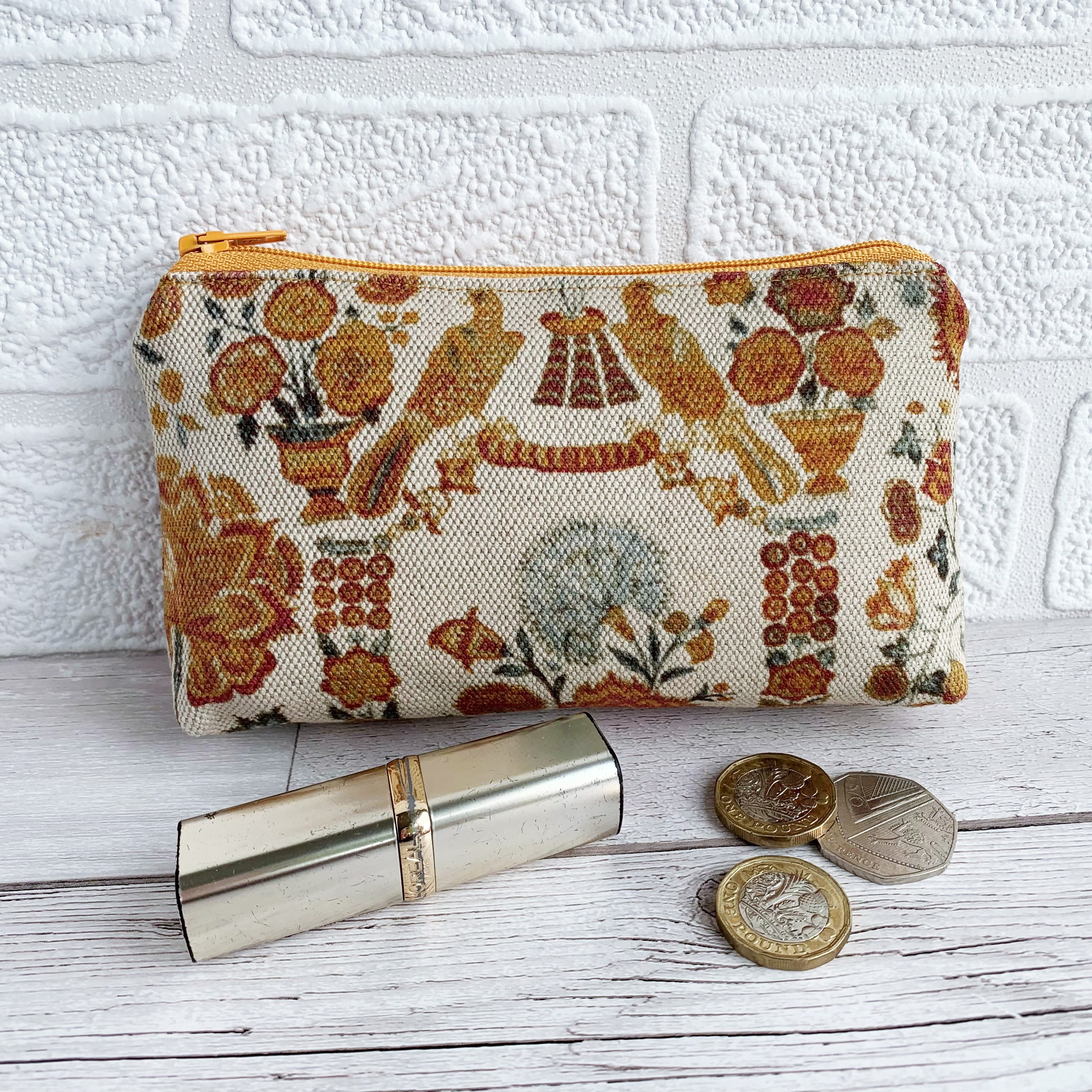 PUR299 Birds & flowers purse