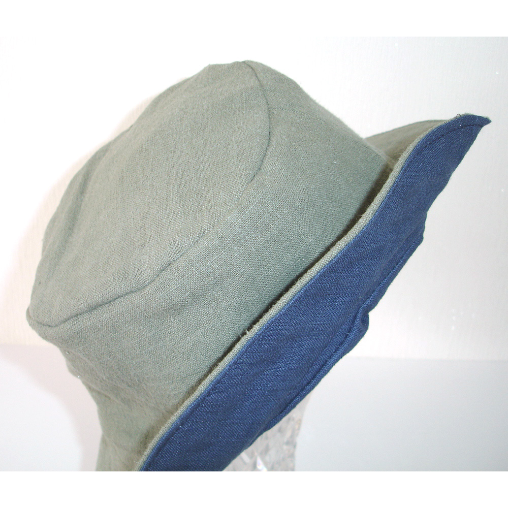 HatBucketLinenKhaki+NavyBlue-1