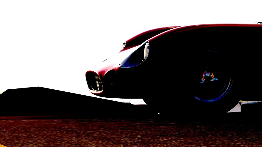 The Forza Motorsport Logo can't be seen because of the whiteness.