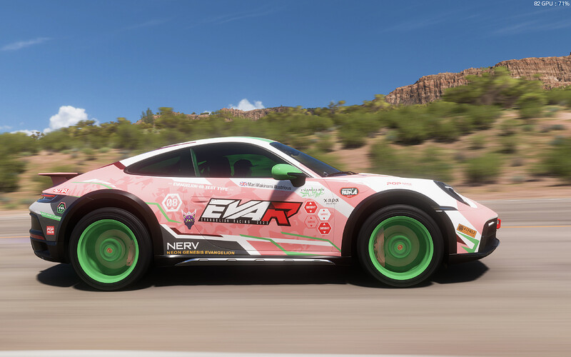 納車式in FSW　ポスター　金剛　RQmode 2009 Nissan 370Z with 19x9 25 Advan Racing Rz-df and 245