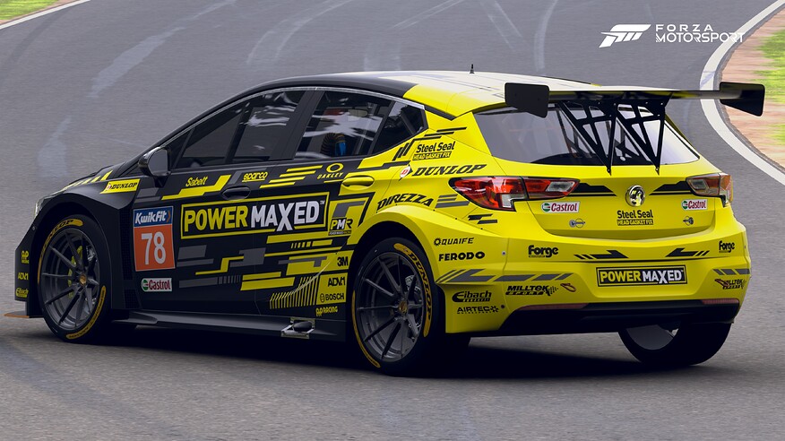 Vauxhall 2017 #66 Power Maxed TAG Racing Astra 01