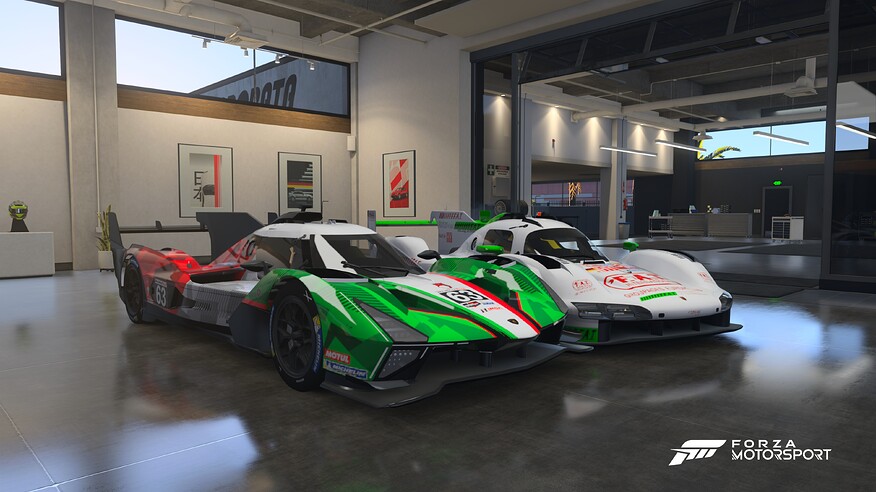 Lamborghini SC63 #63 & Porsche 963 #99