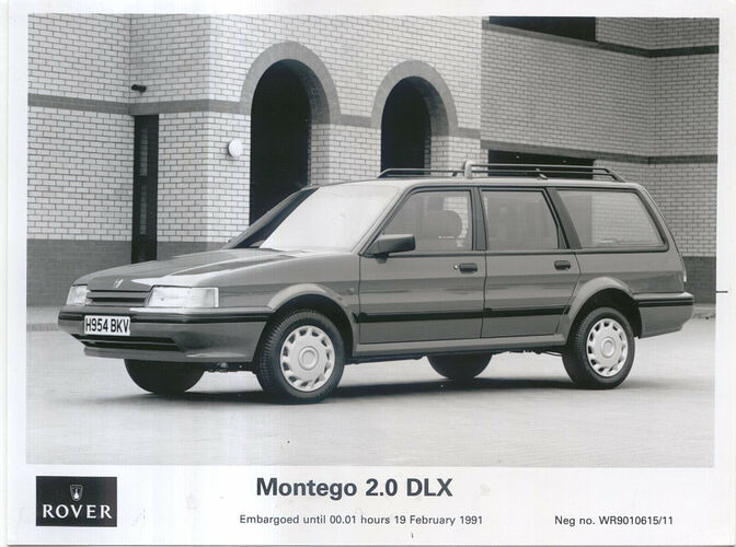 Rover Montego 2.0 DLX Original Press Photograph 1991 | eBay