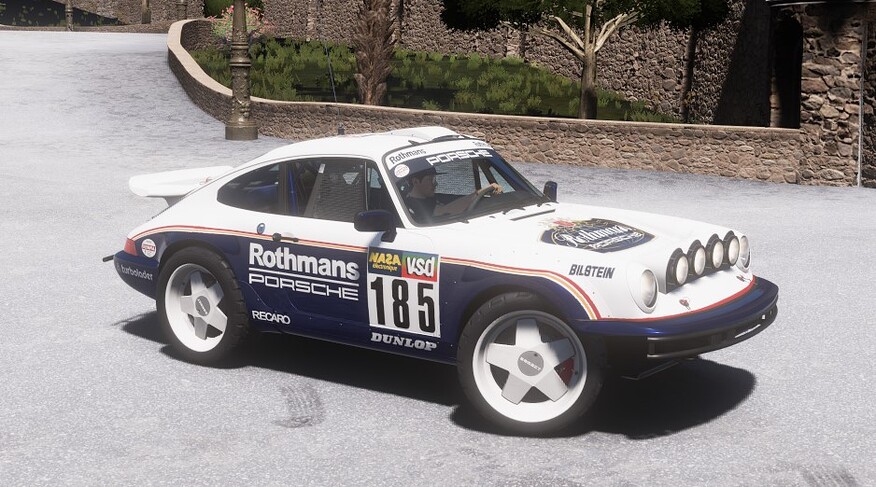 1989 Porsche #65 Rothsport Racing 911 Desert Flyer