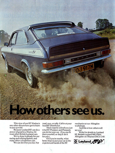 Good Old Valves: Morris Marina Special...