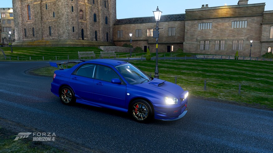 An Impreza with a graph paint job.
