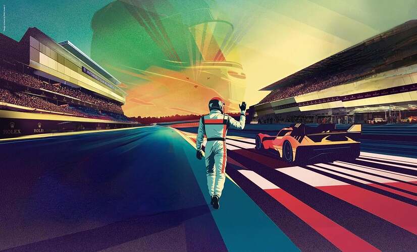 2025 Le Mans Poster