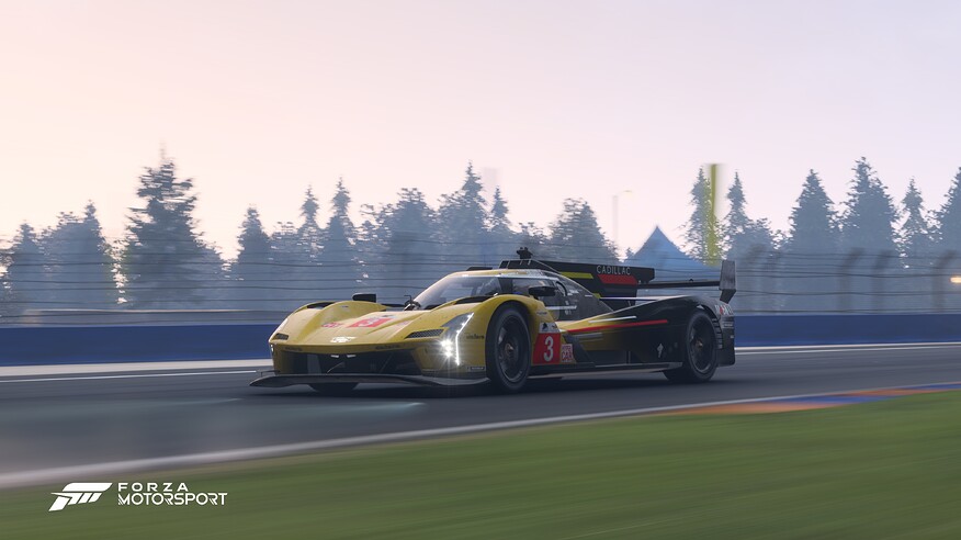 Cadillac V-series.R #3 is racing for the win!