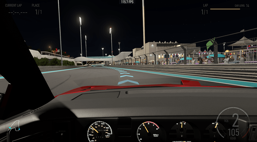 FM yas marina track inside view pontiac gta 87