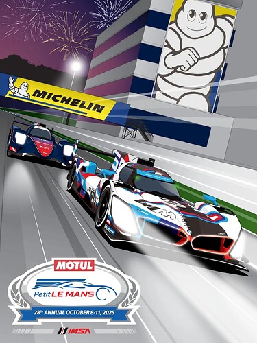2025 Petit Le Mans - IMSA weathertech sportscar championship - October 8-11