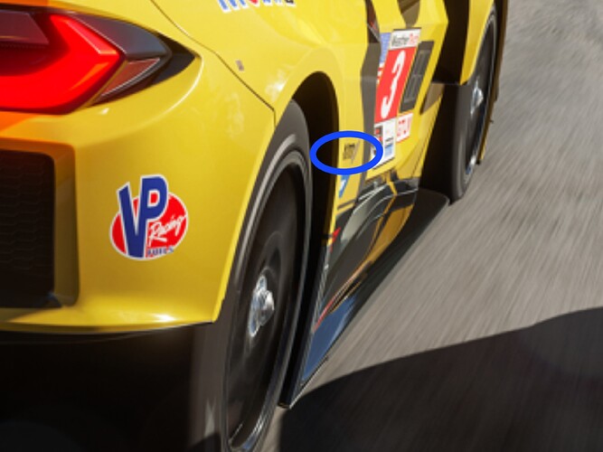 ‪corvette c8.r sirius Xm decal achievement poster