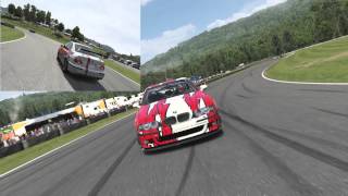 Forza 6 BMW M5 race at Lime Rock Park (60fps)