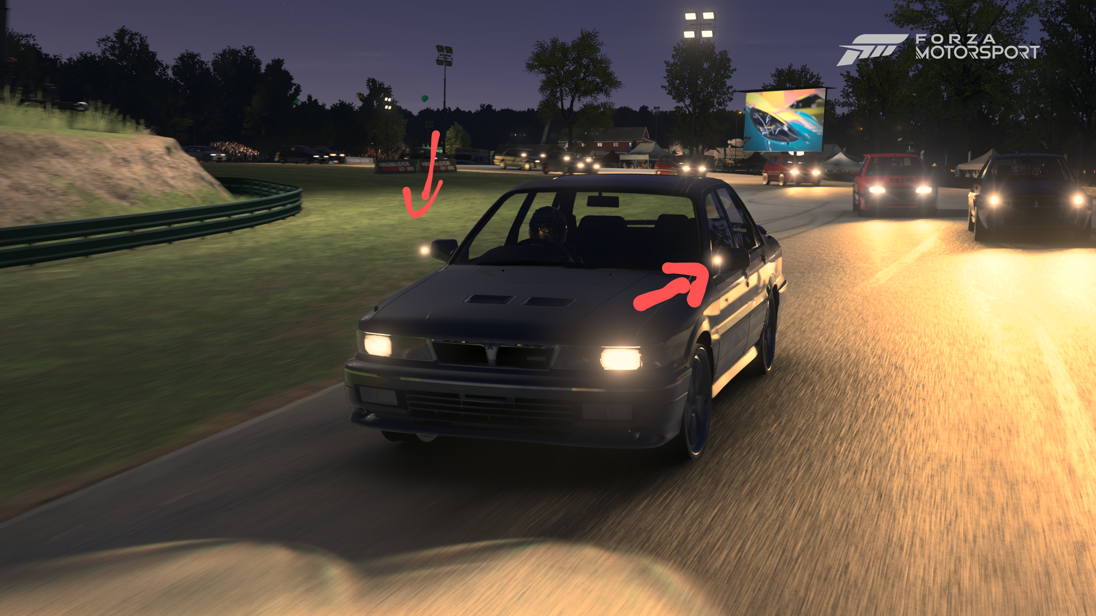 Cars - Mitsubishi Galant VR-4 1992 - has fake headlights
