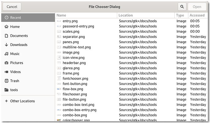 filechooser