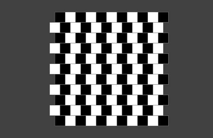 Cafe Wall Illusion Demo