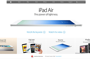 Apple website