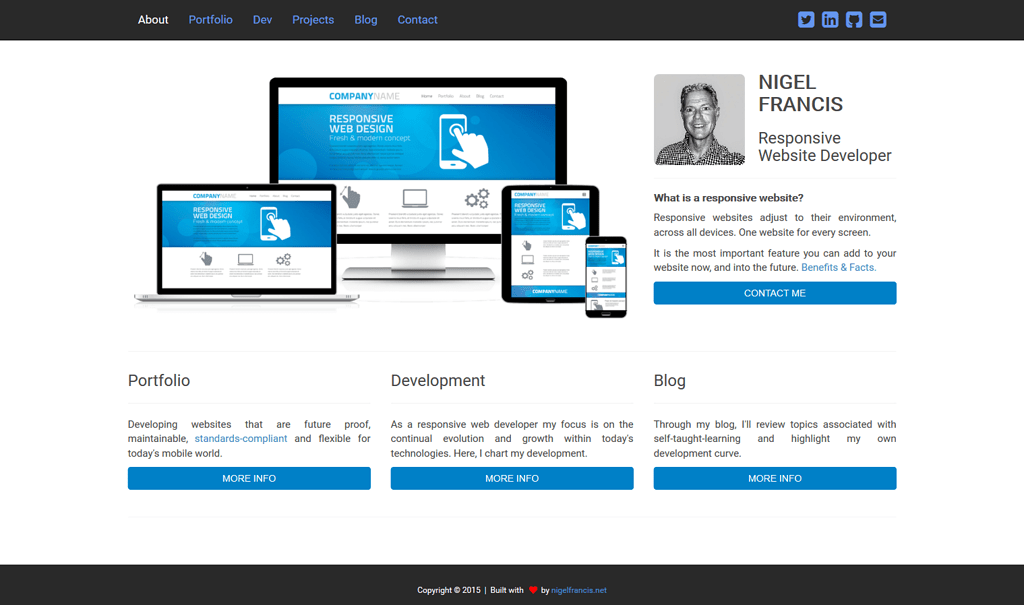 Freecodecamp told me to produce a Personal Portfolio, I DID MORE THAN ...