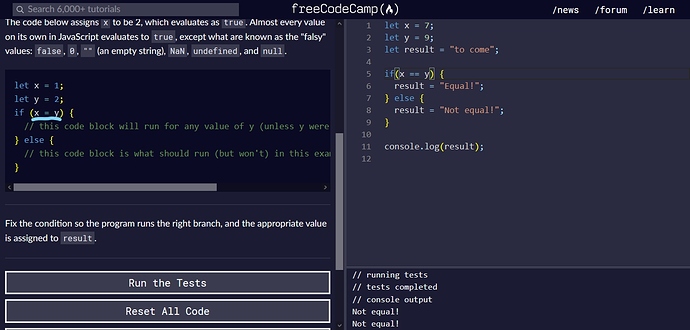error freecodecamp