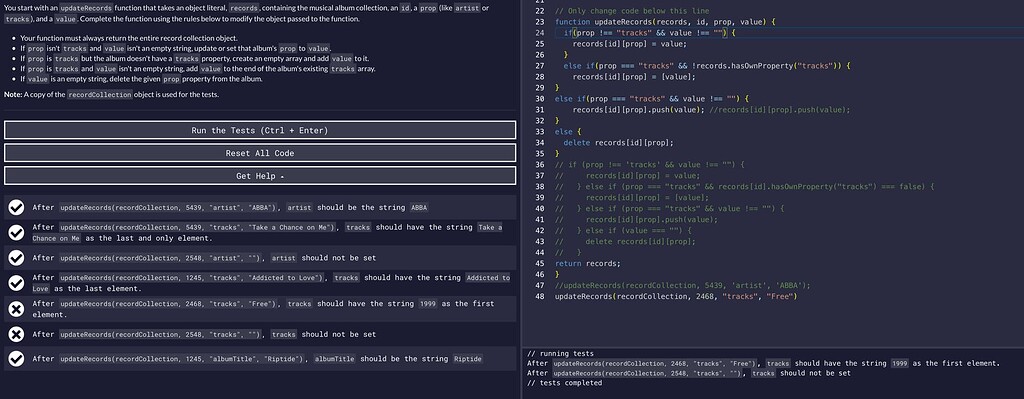 Record Collection JavaScript The FreeCodeCamp Forum record-collection-free-code-camp-help-basic-javascript-algorithms