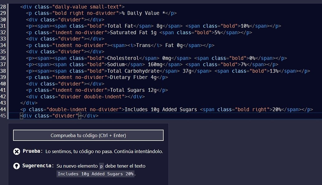 Aprende tipografía construyendo una etiqueta de nutrición - Paso 60 ...