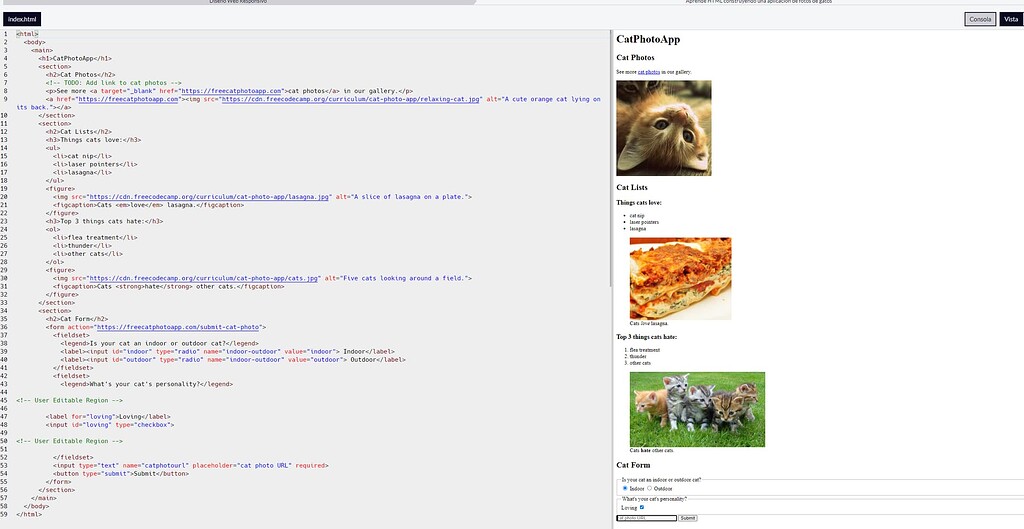 Step 56 paso 56 cat photo html css the freecodecamp forum