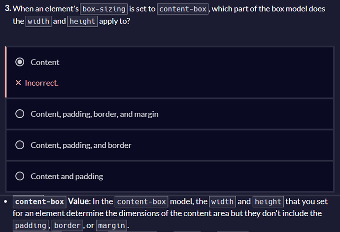 CSS layout and effect quiz