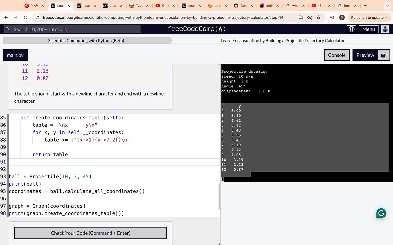 Learn Encapsulation by Building a Projectile Trajectory Calculator ...