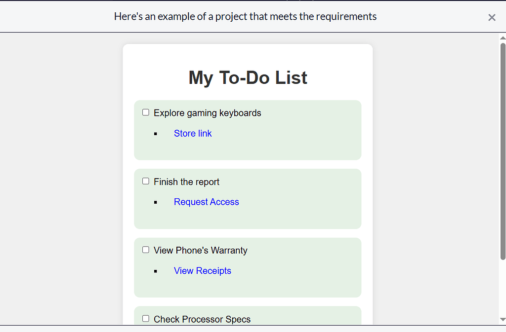 Build a Stylized To-do List - HTML-CSS - The freeCodeCamp Forum