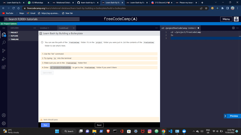 Please help me it was showing error - Backend Development - The ...