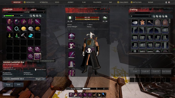 Damage thrall - master fitting