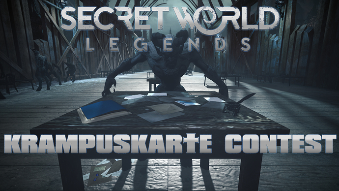 Secret World Legends Krampuskarte Contest Banner