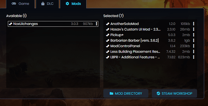 Conan Exiles Modlist