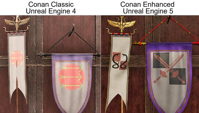 Emblems - UE4 vs UE5