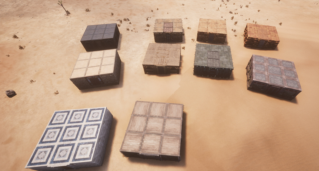 Building Pieces + Temperature Resistances: - Players Helping 