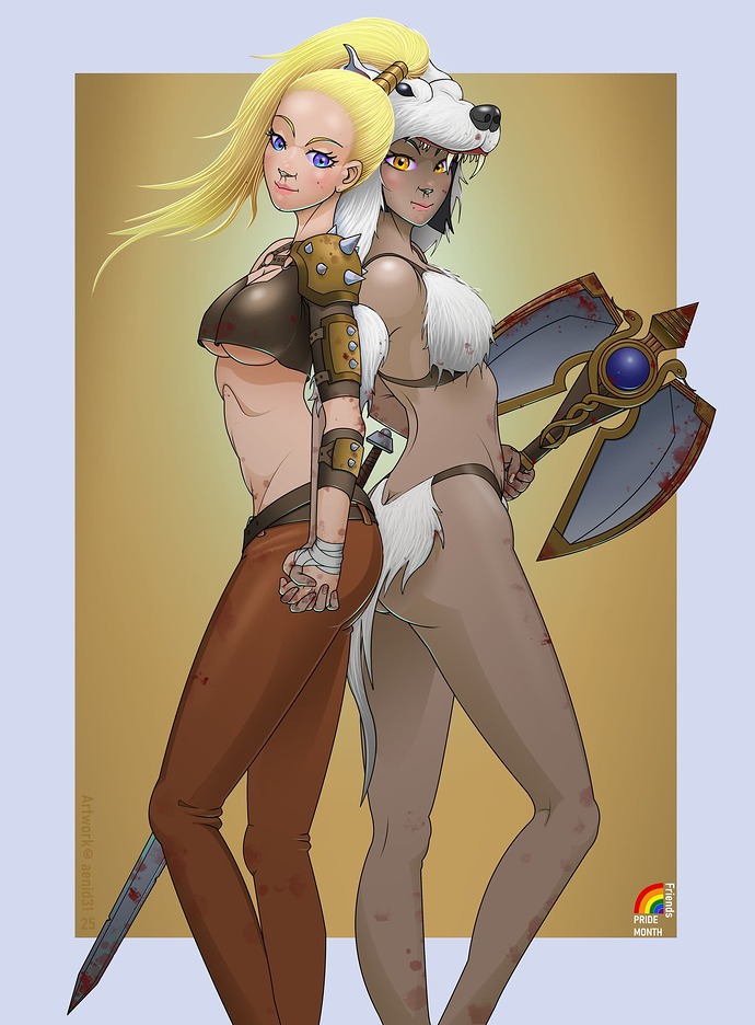 Ulfhild and Khultulun I Bloody