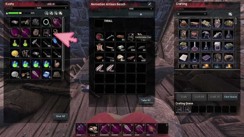 Crafting/Stacking Bug with Item loss - PC Bug Reports - Funcom Forums