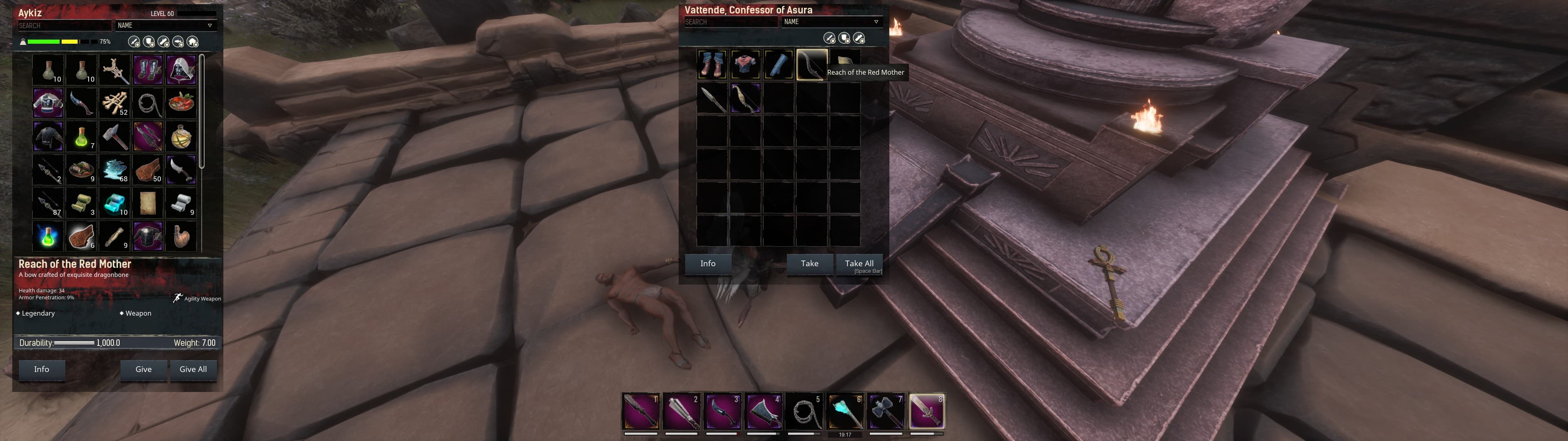 Reach of the Red Mother Bow Dropped at Mitre's Serenity T4