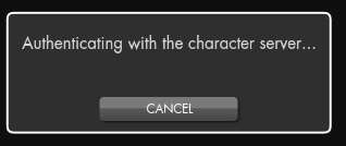autenticating character server