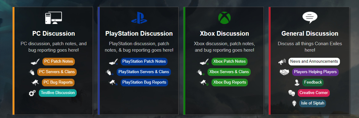 Exiles forum revamp - Page 2 - Feedback - Funcom Forums