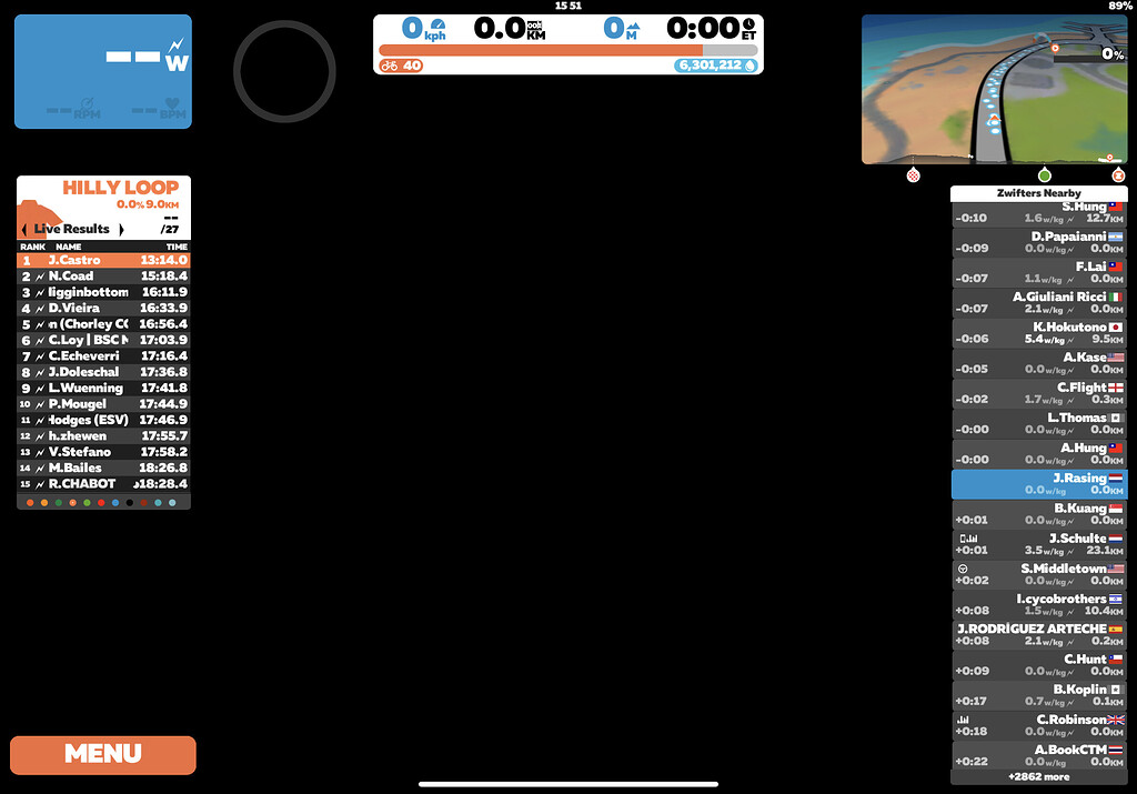 Zwift app not working on new iPad PRO (11 inch) with M1 Bugs and
