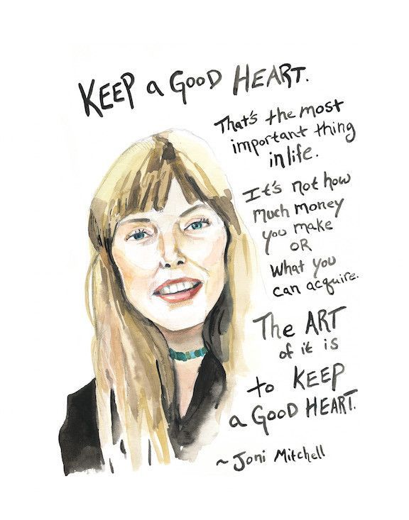 Joni Mitchell Good Heart