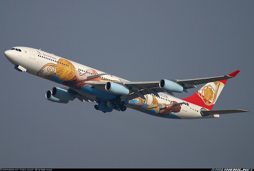 エアバス A340 オーストリア航空 「ウィーンフィルハーモニー」