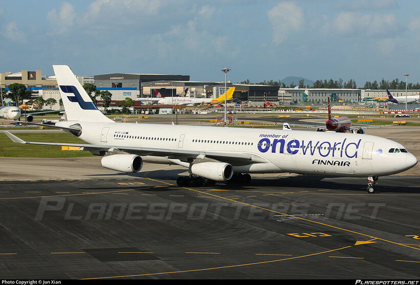 美品】FINNAIR A340-300 ワンワールド Phoenix 美品】FINNAIR