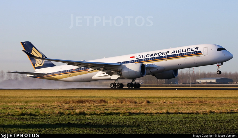 限定　シンガポール航空　A350-900モデル Amazon.com: Singapore Airlines A350-900 1400 Airplane Model