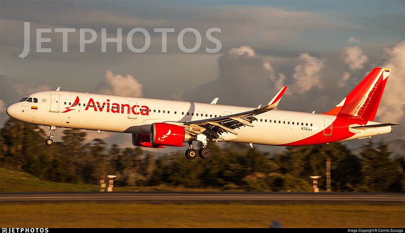 Avianca Airbus A321neo N759AV Gemini 200 G2AVA700 scale 1