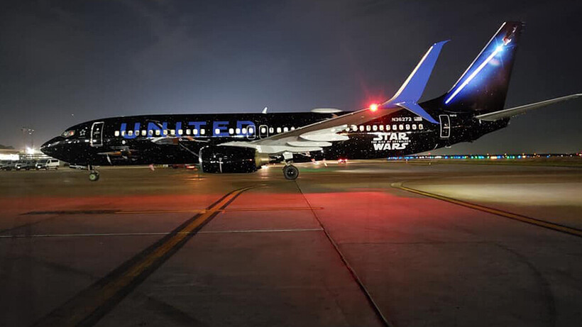 航空機・ヘリコプター JC Wings 1:400 B737-800 N36272 STAR WARS JC Wings United Airlines Boeing 737-800 Star Wars N36272