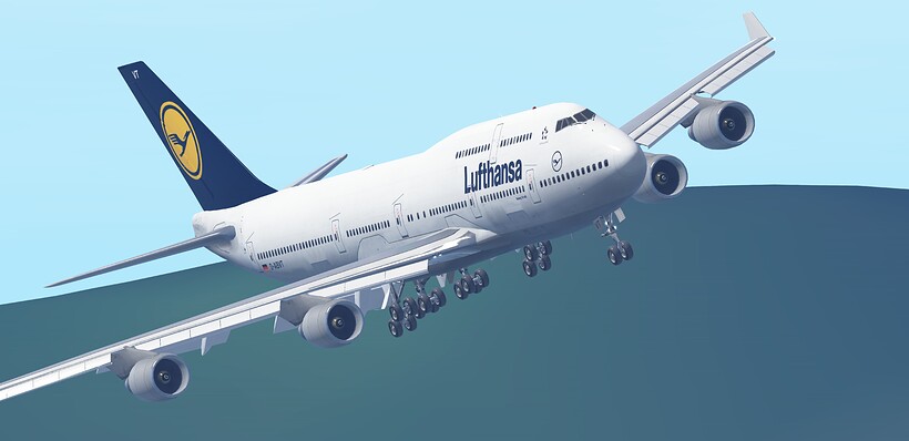 Lufthansa B747-400 @ Kai Tak Airport - Screenshots and